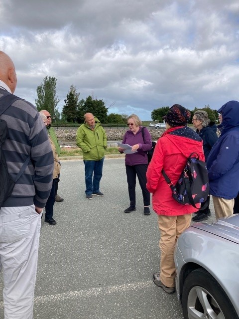 people, clouds, standing,